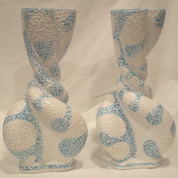 *ARS Artigiana Deruta Italian Fat Lava Drizzle Vase MINT CONDITION - Picture 2 of 6